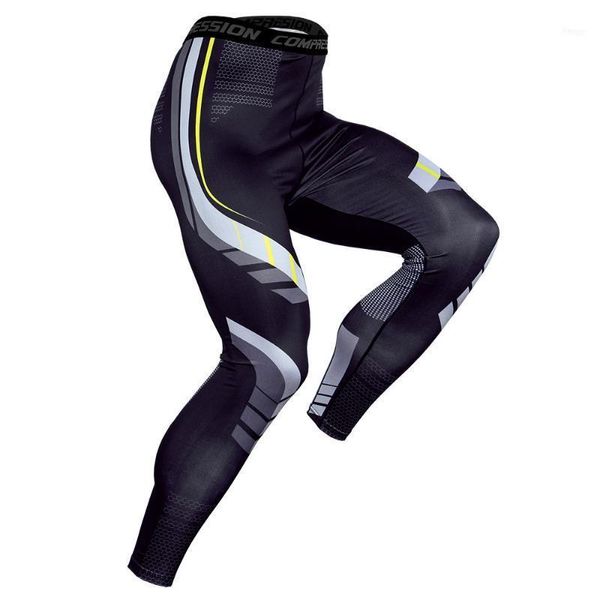 Pantaloni a compressione da uomo Stampa digitale Sknniy Long Jogging in 7 colori Pantaloni da ginnastica moderni alla moda Pantaloni elastici Quick Dry1