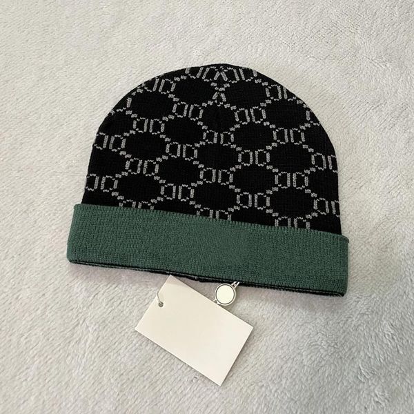

2022 fashion beanies brands autumn winter wool hat casual letter hats for men women designer cap beanie skull caps, Blue;gray