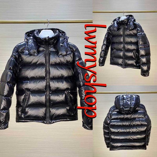

winter coat mens down jacket parkas coats hooded quality casual outdoor feather outwear keep warm thick double zipper white duck down fillin, Black