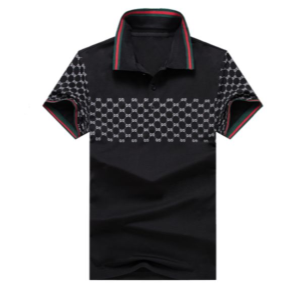 

men polo shirts summer luxury designer mens polos high street fashion casual hip hop streetwear tees, White;black
