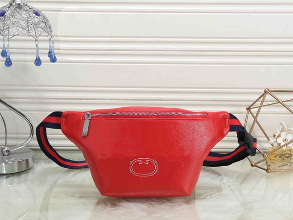 

high-end leather men's sports waist bag casual bag 2022