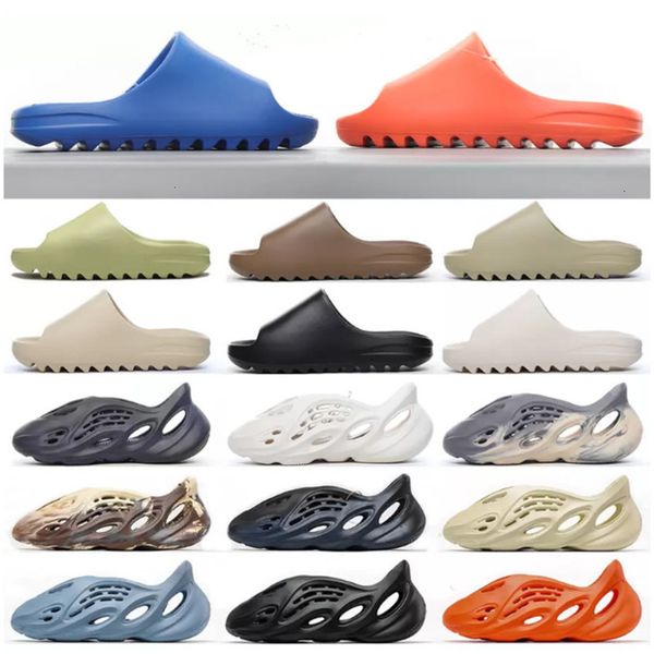 

discount mens slides sandals resin bone earth brown slippers foams black white orange core soot ararat women flats