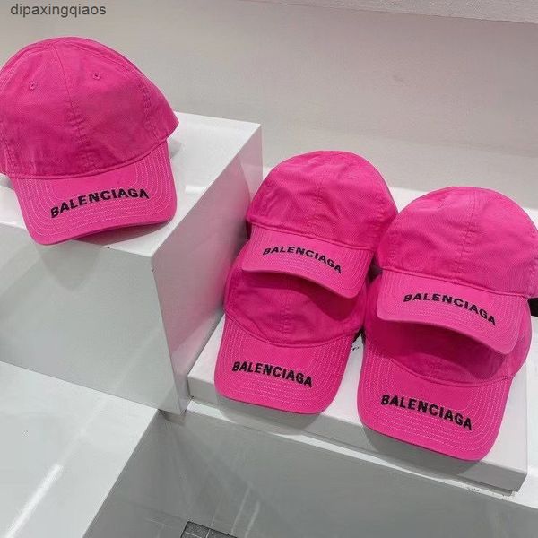 

designer ball caps balencaigass letter print paris b new parisian baseball embroidered letters duck tongue washed old denim grey sun hat tre, Blue;gray