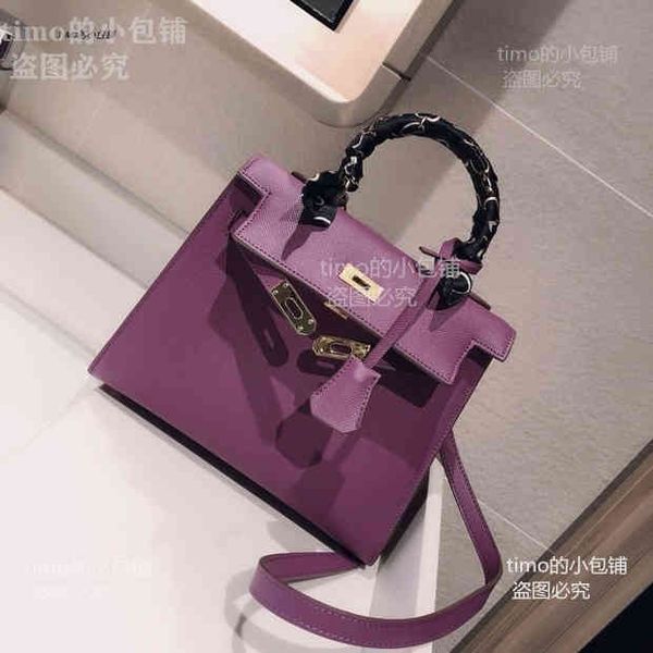 

original edition designer classic hremm bags women's bag 2023 new leather kelys's women's portable single shoulder messen e4p