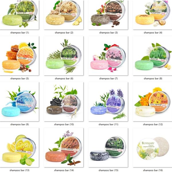 

handmade solid soap polygonum rose ginger coffee lavender bamboo charcoal tea tree hair care shampoo bar with tin box