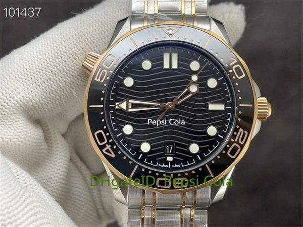 Orologi da uomo di alta qualità 42mm 300m orologio meccanico automatico da 300 m 600m Sea 316L o fabbrica Made Cal8800 Movimento Sapphire Fashion Dies WristWatch-37