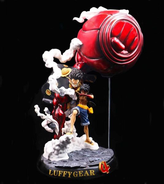 

huiya01 52cm anime one-piece monkey d luffy gear third 4 oversized fist gk statue pvc figure collectible model kids large size doll toy q072
