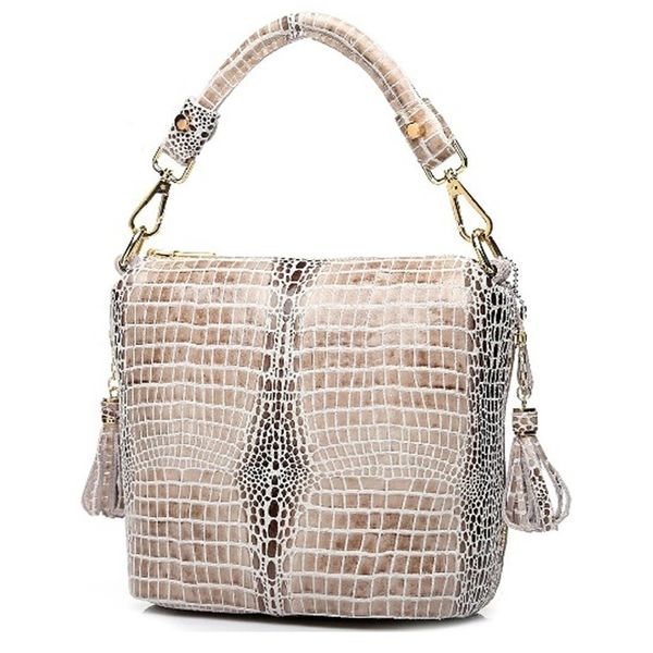 

promotion shiny graceful grain women's 100% genuine leather emed cross body handbags 220531