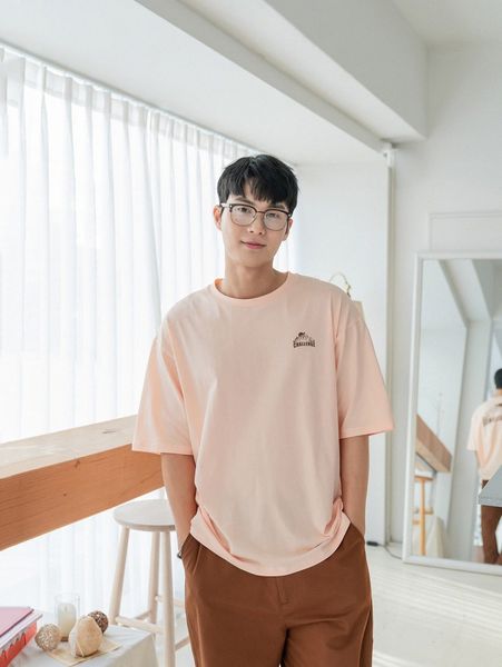 

men letter and mountain print drop shoulder tee n7b7#, White;black