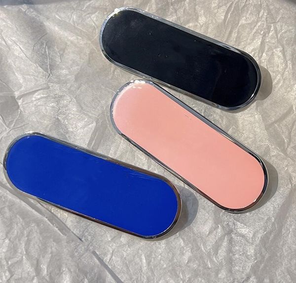 

european and american multicolor square letters hair clips & barrettes alloy sweet fashion simple headwear women fast delivery, Golden;silver