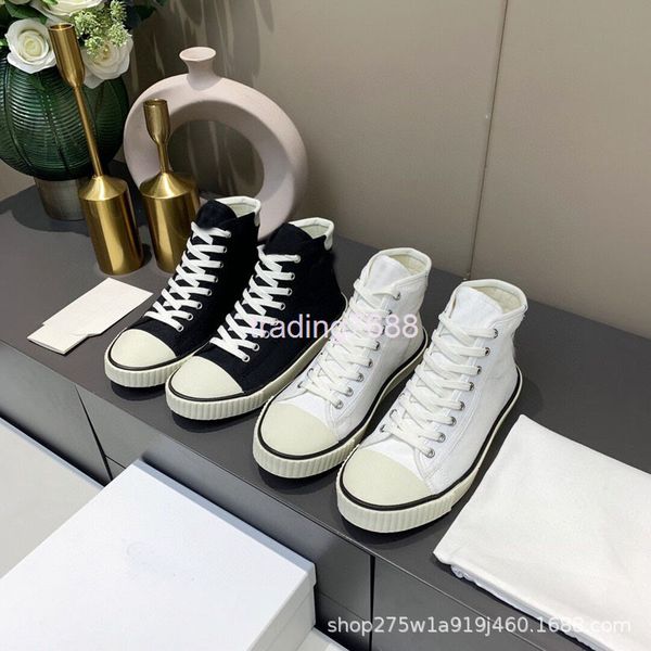 

dress shoes spring and summer breathable biscuits high canvas shoes women's front lace up fashion leisure comfortable thin, Black