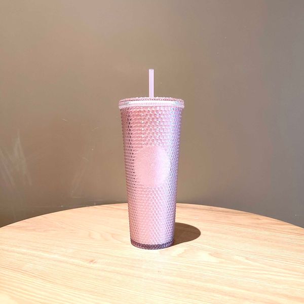 

starbucks cherry blossom cup 2022 spring cherry blossom pink plastic straw large capacity drinking durian