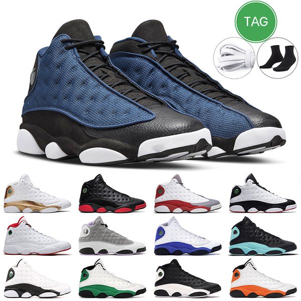 

mens basketball shoes 13s navy del 13 retro sol french blue jumpman black cat hyper roya court purple flint starfish outdoor sports sneakers
