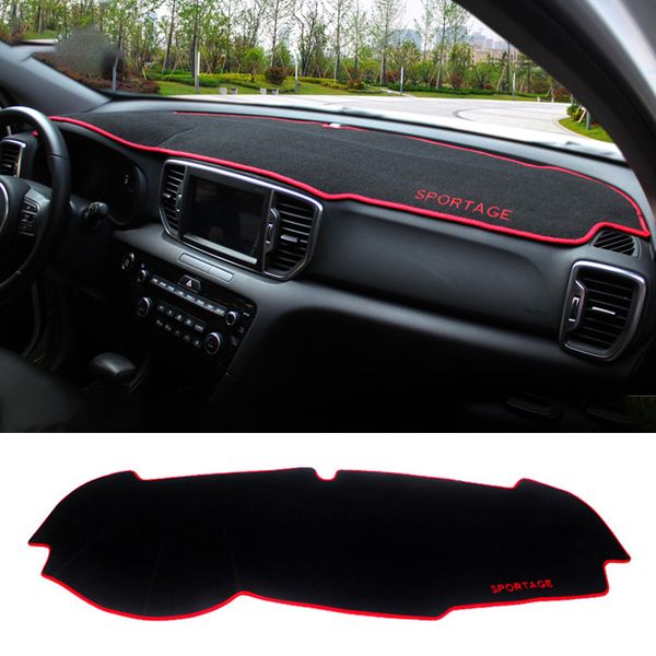

car dashboard avoid light pad instrument platform desk cover mat carpets for kia sportage 4 2016 2017 2018 2019 2020 accessories