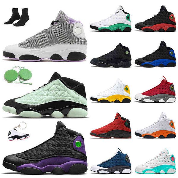 

outdoor sports 13s outdoor shoes jumpman 13 houndstooth singles day court purple black cat women mens trainers flint university gold del