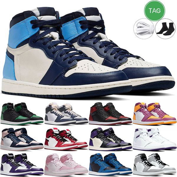 

basketball shoes university retro military blue rust hyper royal court home panda obsidian atmosphere bubble gum men women mens sports train, White;red