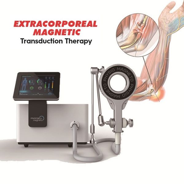 Magnetoterapia Physio Magneto-Maschine Hochenergie-Magnetolith-Transduktion Physiotherapie Schmerzpuls-Wiederherstellungsmassageinstrument ZUR Knochenreparatur Schmerzlinderung