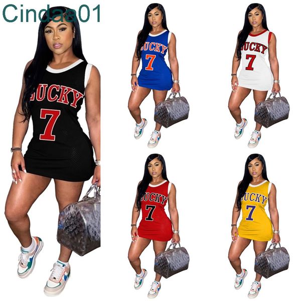 

sleeveless sportswear women mesh dress summer one piece skirt slim jersey style tracksuit printed basketball dresses, Black;gray