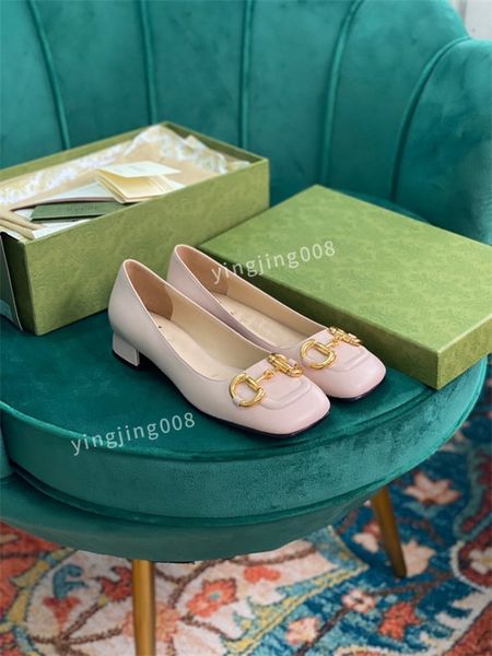 

2022 designer high heel designers dress shoes styles womens stiletto heels genuine leather point toe pumps loafers rubber, Black