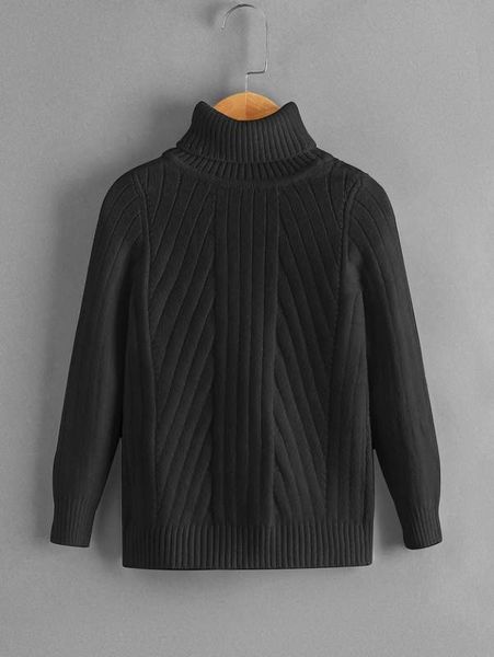 

toddler boys solid turtleneck sweater she02, Blue