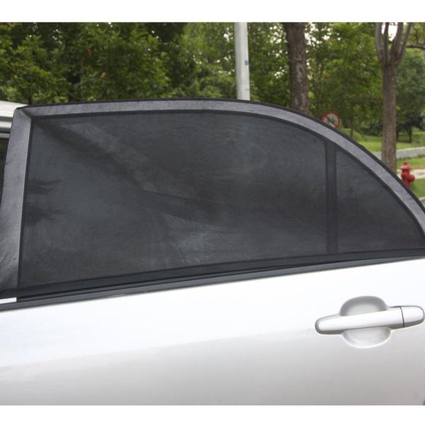 Güzel Tasarım 2 adet / Çift Ayarlanabilir Araba Pencere Güneş Shades UV Koruma Kalkanı Örgü Kapak Visor Sunshades XL Araba Styling Dekorasyon