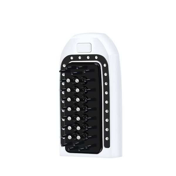 

multi-functional beauty equipment smart usb charging personal care anti hair loss vibration massage electric hair growth brush, Black;white