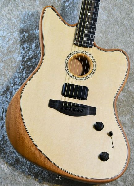 

acoustasonic jazzmaster natural us215870a electric guitar