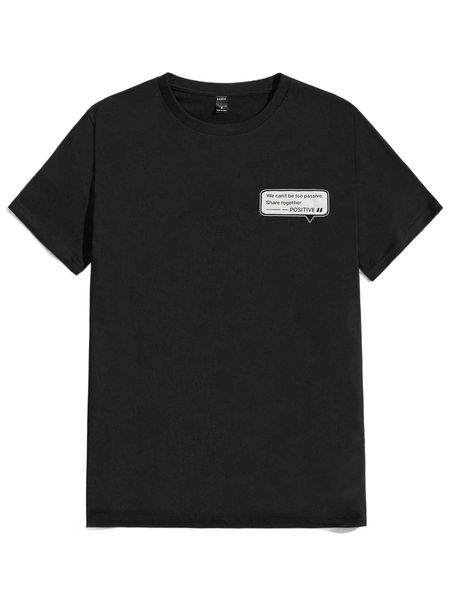 

men slogan graphic tee z9yr#, White;black