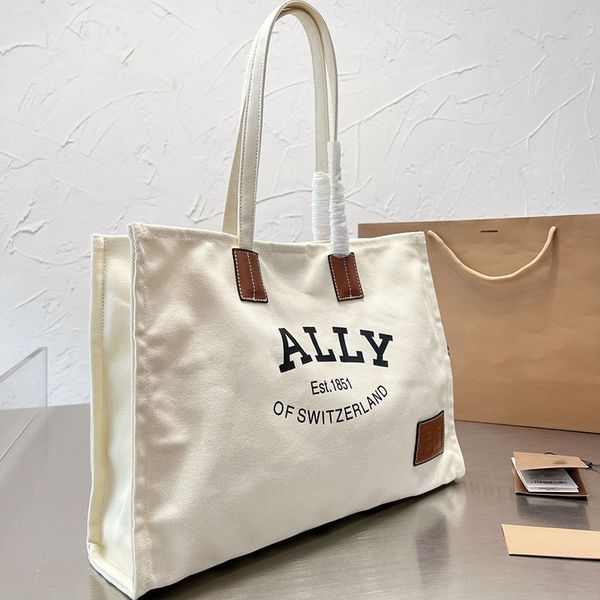 

totes shopping bag women handbag purse canvas crossbody shoulder mom bags fashion letters removable straps