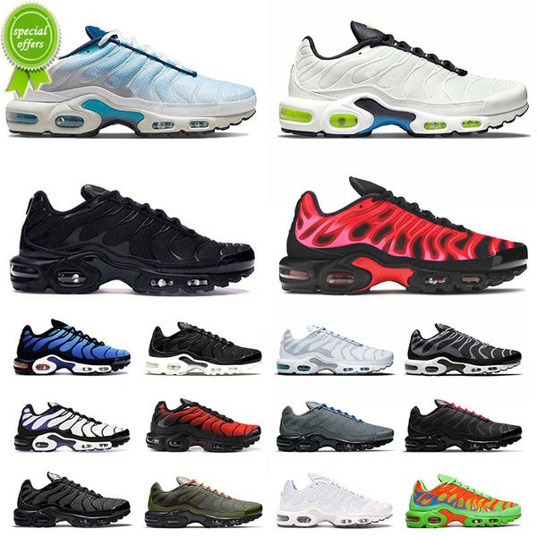 

2022 original tn plus requin mens running shoes terrascape big size us 12 reflective black tns off triple white green blue men women sports