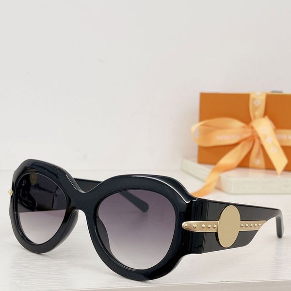 

designer men and women fashion eyewear sunglasses fashion oval z1132 universal type large frame leopard print two-color frame quality comes, White;black