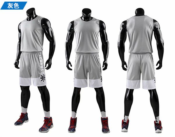 

nb061 basketball jersey sport wears athletic outdoor apparel college, Black