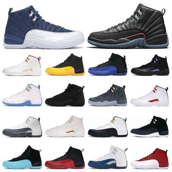 

men outdoor outdoor shoes 12s utility twist black dark concord indigo game royal university gold nylon reverse the master mens sneakers