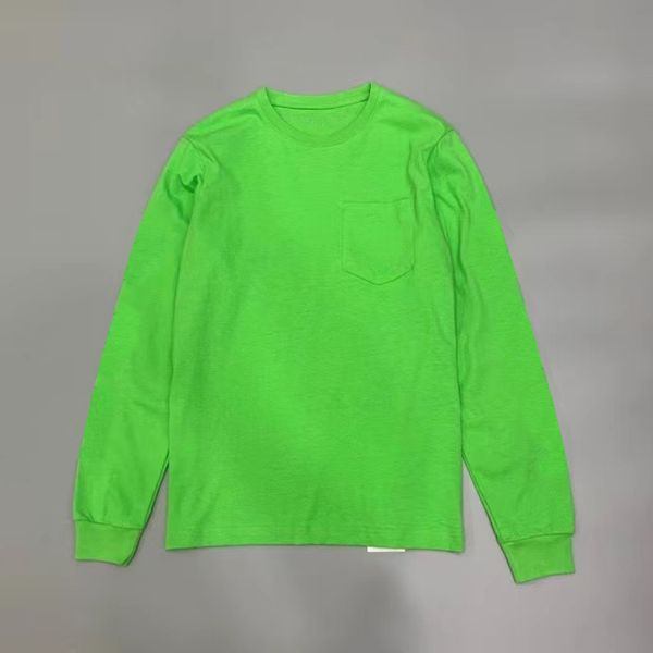 

fashion brand clothing long sleeve t shirt letter pattern printed classic ch casual mens woman tees green purple, White;black