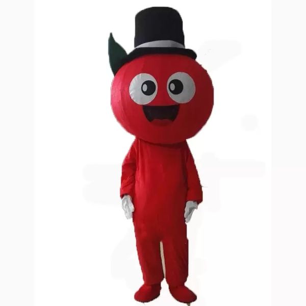 Alta Qualidade Maçã Mascote Trajes Halloween Fantasia Vestido Dos Desenhos Animados Personagens Carnaval Xmas Páscoa Publicidade Anunciando Festa de Aniversário Roupa