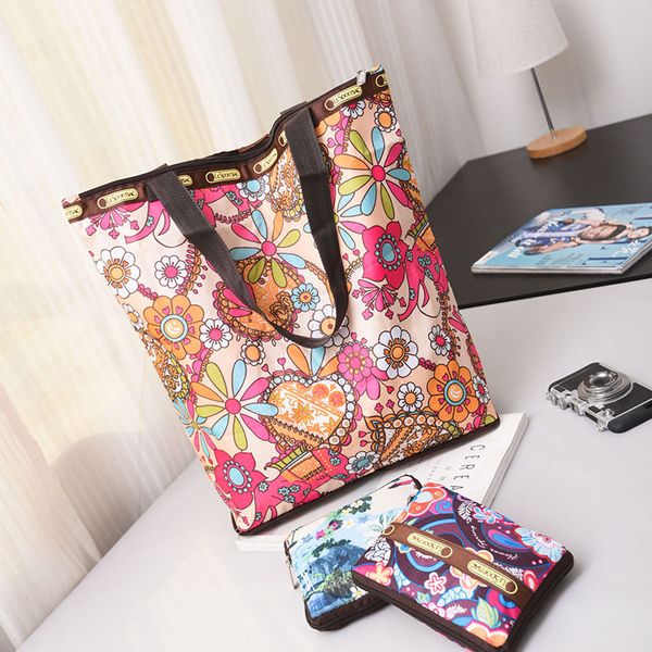 

new design fashion women's bag canvas shoulder large capacity shopping bag