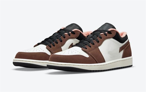 

shoes low 1 mocha basketball mens light chocolate black crimson bliss jumpman i designer sports sneakers size us5.5-12