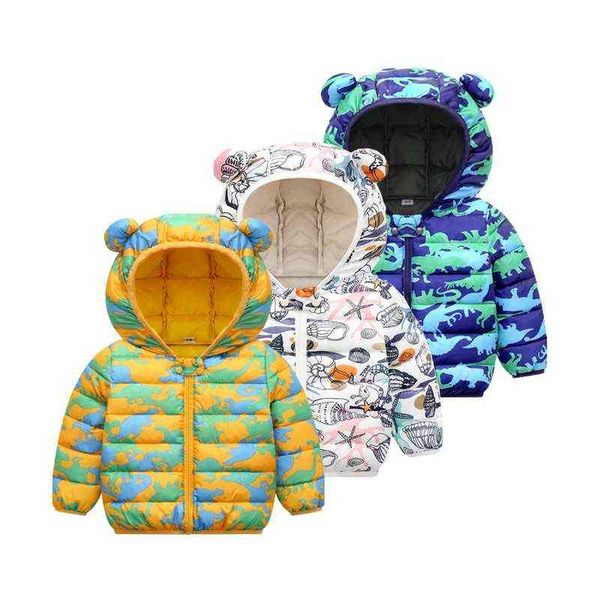 

children's clothing 2022 spring and autumn winter new cartoon children down cotton quilted jacket children cotton quilted jacket j22071, Blue;gray