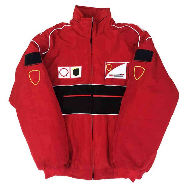 

jacket f1 formula one racing suit motorcycle suit cycling coat team autumn and winter long-sleeved cotton men uzn3, Black;brown