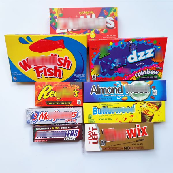 

factory wholesale custom printed paper box almondweed butterweed payweed thcwix 3 marijuanas weedish fish zkittles reefer's znickerz ch