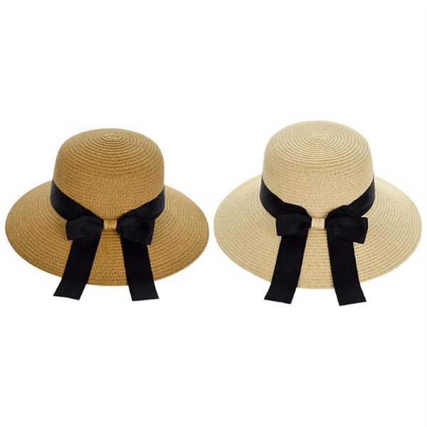 

wide brim hats women's straw hat collapsible sun beach travel sunsn fisherman panama164u, Blue;gray