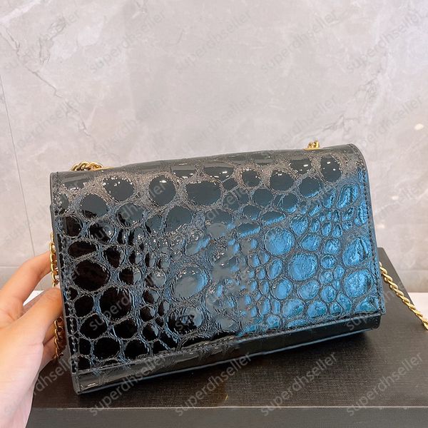 

alligator leather designer bag gold chain tote fashion handbag luxury wallet crossbody tassel shoulder bags purse clutch totes