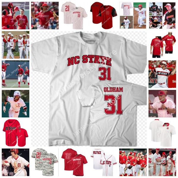 

stitched n.c. state wolfpack baseball jersey 19 will marcy 20 deangelo giles 22 baker nelson 23 matt willadsen 24 carson kelly trey truitt t, Blue;black