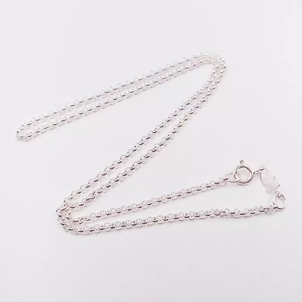 Ciondoli caldi per la creazione di gioielli Catena TO us de Plata Autentici coppie in argento sterling 925 collane delicate per donne uomini ragazze ragazzi set ciondolo regalo di compleanno 611900520