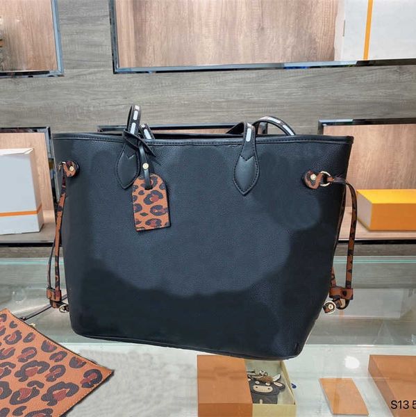 

luxury designer bag handbags fashion leopard print women handbag multi pochette ladies tote composite lady clutch shoulder totes female
