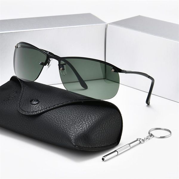 

the matrix classic sports sunglasses for men and women driving running rimless ultralight frame sun glasses men uv400285q, White;black