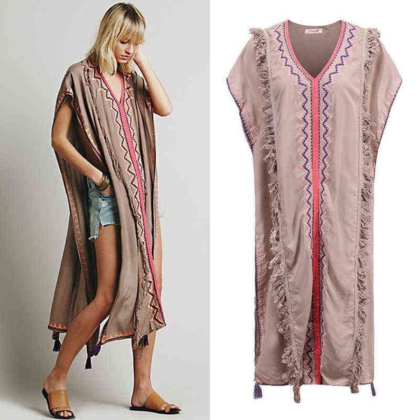

luxury designer women's dresses 5535# embroidered ankle cape, Black;gray