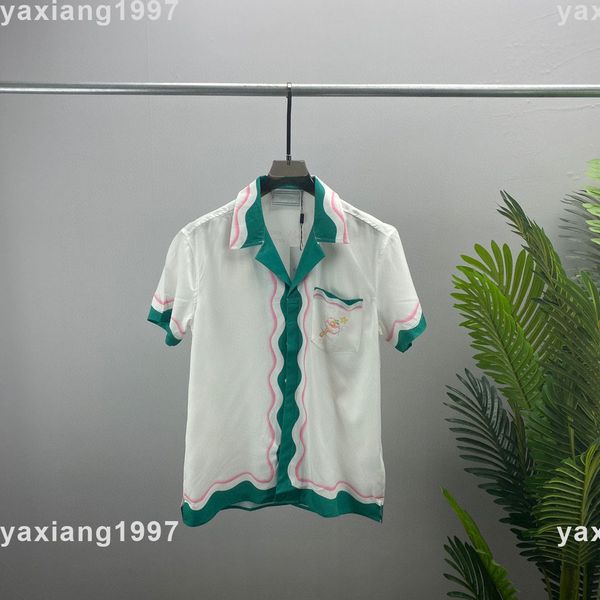 

2022ss spring and summer new shirt high grade cotton sweatshirts printing short pants sleeve round neck panel t-shirt size s-m-l-xl--xxxl, Black;brown