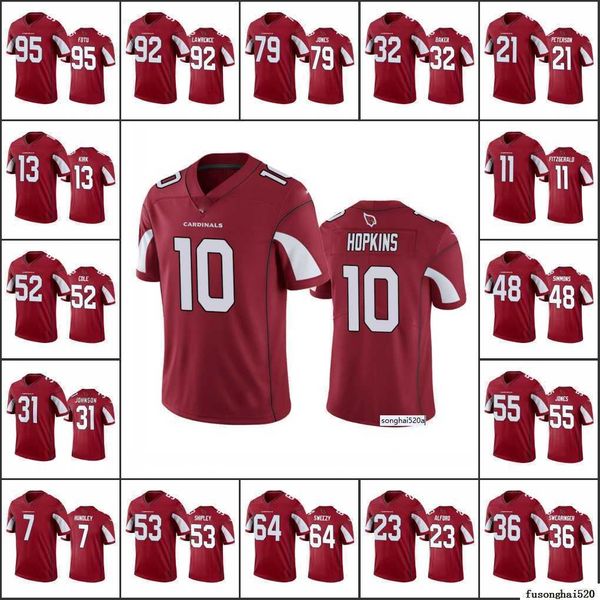 

custom arizona''cardinals''men #79 josh jones 48 isaiah simmons 11 fitzgerald 10 deandre hopkins women youth cardinal le, Black