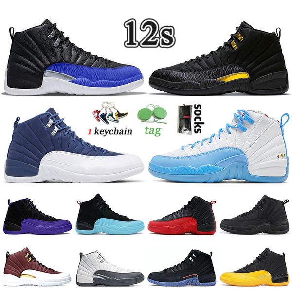 

12s mens basketball shoe jumpman 12 designer shoes dark taxi flu game royal university blue gym red reptile utility the master sneaker outdo